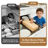 Amcortn Upgraded Knife Box, Knife Lock Box Kitchen Knife Storage