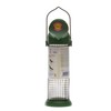 Walter Harrison's Wild Bird Flip Top Green Hanging Peanut Feeder,Black