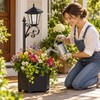 Solar Outdoor Lights with Flower Planter Box – Vintage LED
