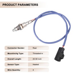 Oxygen O2 Sensor Downstream Fits for Jaguar Xf Xj Xjr 2013-2019, Xe 2017-2018, F-Type, 2014-2022, for Landrover Discovery 2017-2019, LR4 2014-2016, Range Rover 2016-2019 3.0L 5.0L, Replace 234-4791