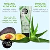 Mascarilla Facial Orgánica Hidratante de Aguacate y Aloe, 75 ml,