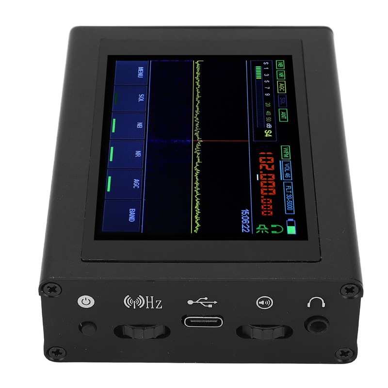 DSP SDR Radio Receiver 50GHz~250MHz 4GHZ~2GHZ Shortwave 3.5in Touching IPS