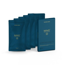 MAVE Invisible Mask – Kollagen Gesichtsmaske, Overnight Maske & Face Mask für intensive Feuchtigkeit, Anti-Aging & Porenverfeinerung, Hyaluron, Straffung, 5 Stück