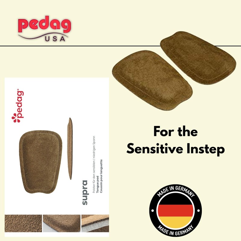pedag Supra | German Handmade Shoe Tongue Pads | Soft