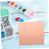 Zerodeko 1 Sheet Copper Sheet for Crafts High Hardness Metal
