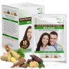 Natural Black Hair color Shampoo BIOGREEN ROOTS Ammonia-Free Herbal Hair