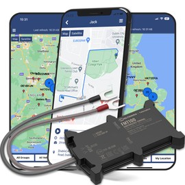 Transpoco FMT100+ GPS Tracker - Real-Time Tracking & Free Trial | Compatible with Car, Van, Motorcycle, Caravan, Tractor | Easy Install & Alerts 12-24V | Vehicle GPS Tracker with UK Support
