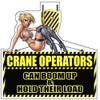 Crane Operator - Boom UP & Hold Their Load Hard HAT Sticker Bumper Sticker