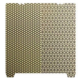 Wefuit 3D Printer Platforms PEI Honeycomb Build Plate for Creatily K1 Max/Ender 3 V3 Plus/Ender 3 S1 Plus 3D Pritner,Upgraded Etching Technology Smooth PEI Honeycomb+Square Pattern 310x315mm.