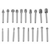 20Pcs High Speed Steel Rotary File DIY Grinding Head Set