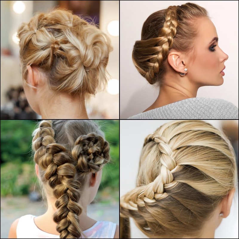 Hair Styling Set Hair Bun Braid Maker Hair Design Styling