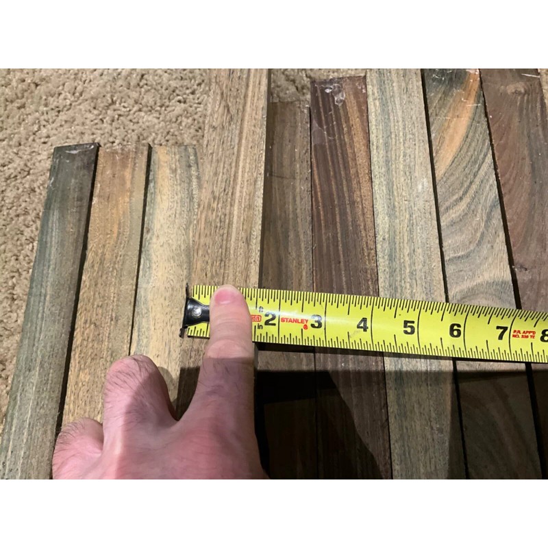 na Lignum Vitae wood 1.5 inch X 1 .5 inch