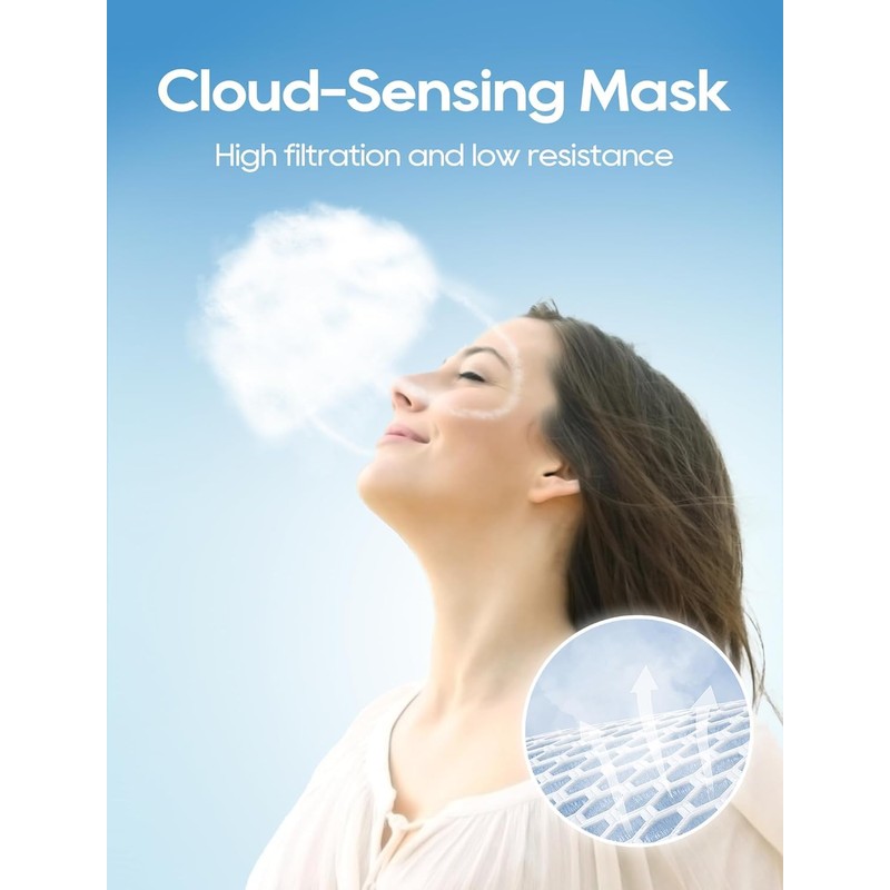 Funight KN95 Face Masks 50 Pack for Adults, Breathable and