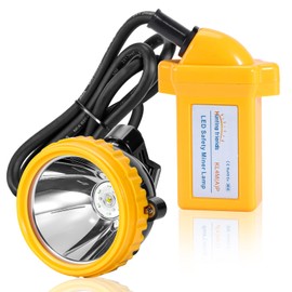 Lámpara de minería LED superbrillante de alta luminosidad KL4M (A).Plus Miner Cap lámpara impermeable subterráneo faro duro