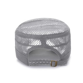 crazy bean Trucker Cap with Mesh Men Women Army Military Cap Adjustable Ventilated Baseball Caps Vintage Baseball Cap Hat Summer Hat Golf Tennis Visor Hat, darkgray