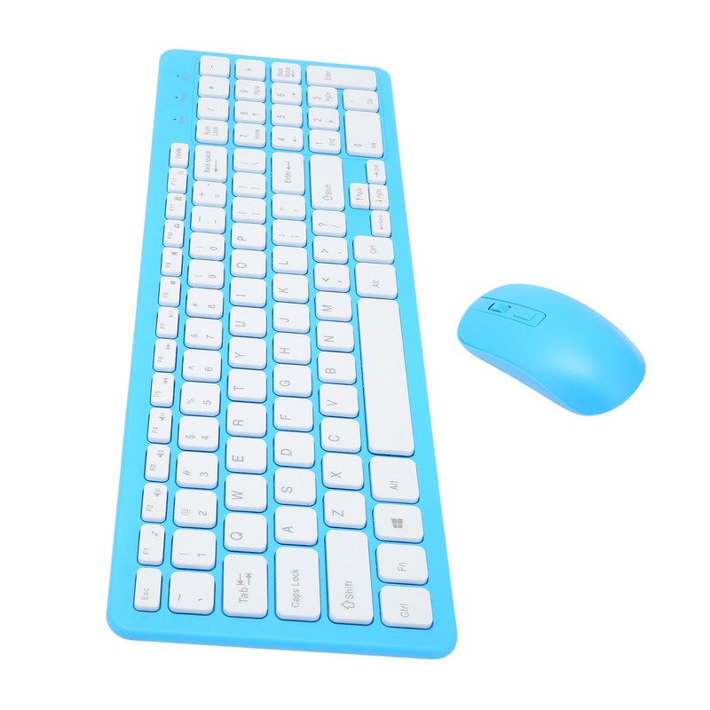 96 Key Wireless Keyboard Mouse Combo 10 Meters Transmission Fade