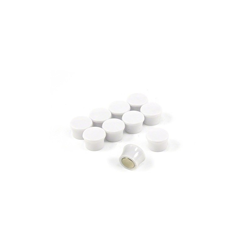 Small High Power White Memo Board Magnets for Fridge, Whiteboard,