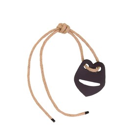 V A H - Kuno Sword Hanger Made of Recycled Bonded Leather, Includes Rope Belt Made of Jute [Experience History Playfully | Made in Germany | For All Swords and Axes]