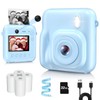 Kids Camera Instant Print, Dual-Lens 48MP Digital Camera for Christmas