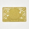 Feng Shui Increase Your Wealth Luck Golden Card FW4276
