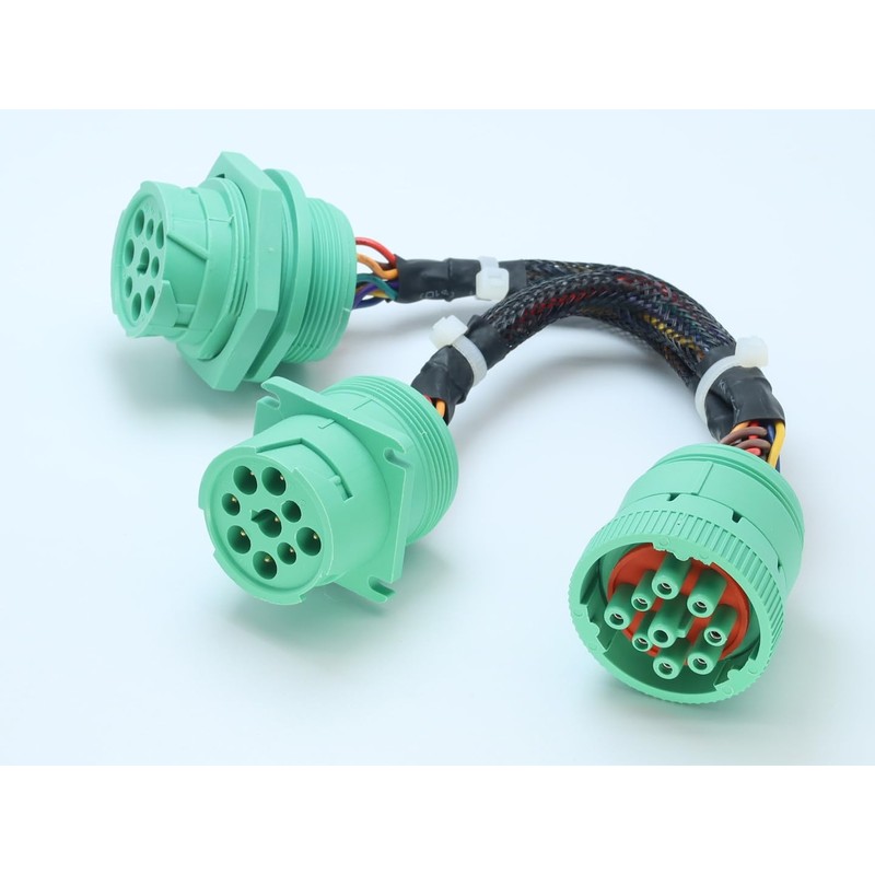 J1939 ELD Splitter Y Cable 9 Pin J1939 Male to