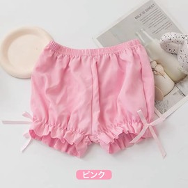 Masonanic Overpants Kids Petticoat Pumpkin Pants Children's 1-Inch Length Spats Pettipants Girls Short Pants Anti-Glimmer Inner Pants, Pink