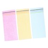 BUGUUYO 3pcs Absorbent Jacquard Washcloths Quick Drying Face Towels for