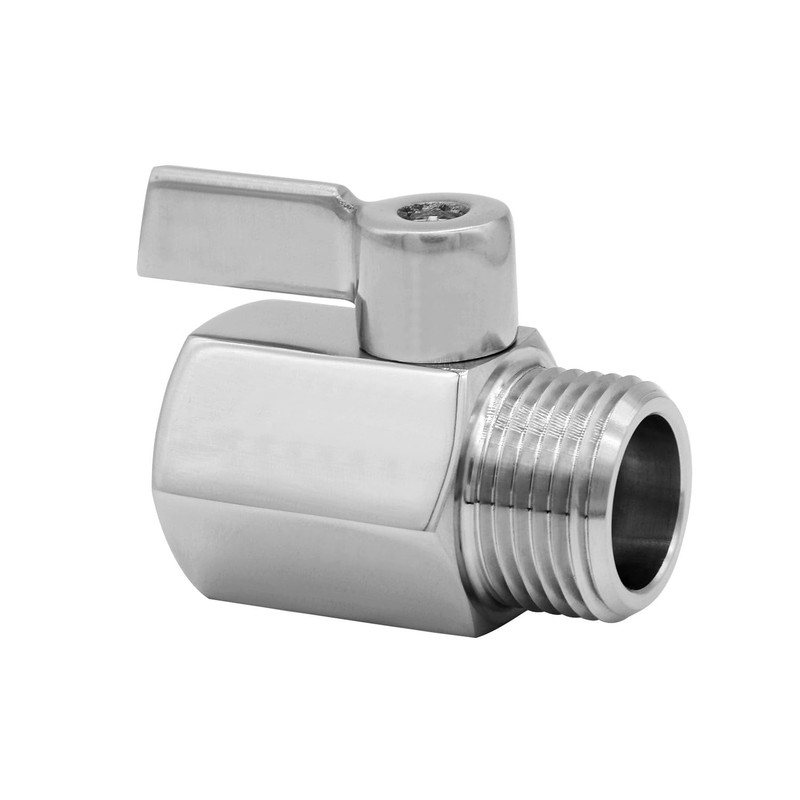 Fitvell Stainless Steel Garden Hose Shut Off Valve 3/4" GHT