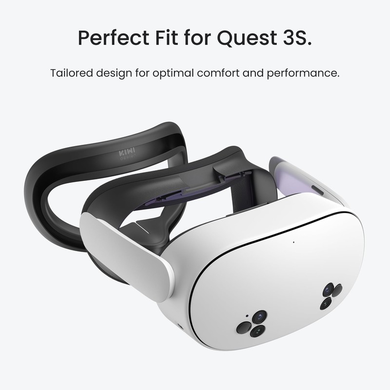 KIWI design F4 Silicone Facial Cover Compatible with Meta Quest
