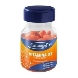 Vitamina D3 60 Cápsulas Naturagel Sabor Sin Sabor