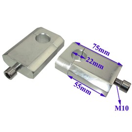 DJ-Motor 7/8" Handlebar Risers 22mm For Z50 CT70 Use M10 Single Mounting Hole Pit Dirt Monkey Bike