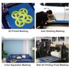 BOMEI PACK Wide Blue Painters Tape 4 Inches x 60