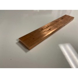 AC/DC WIRE AND SUPPLY Copper 110 Flat Bar 1/4" x 1" x 6"-Long -- .25" x 1" Copper Bus Bar