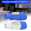 caapmony 10pcs/lot Nac3Fca Speakon Plug 3 Pin Powercon Plug 20A