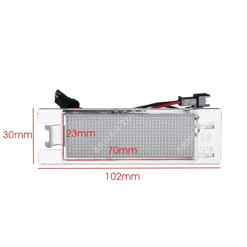 akhan KB19 Error Free Number Plate Light, Number Plate Lighting