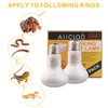 Aiicioo Reptile Basking Light Bulb - 50W Reptile Heat Lamp