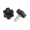 BOZONLI Thumb Screw Bolts, Six-Star Shape Head Knob Full Thread