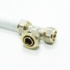 Pipetec Screw Ubfitting T-Shape 16X20X16 mm for Multilayer Composite Pipe