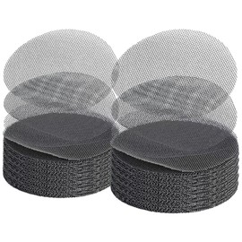 200 Pack Flower Pot Hole Mesh Pad, 2" Rounds Drainage Hole Mesh Pad - Ultimate Gardening Solution Preventing Soil Loss, Anti-Slip, Bonsai Bottom Grid Mat Gifts for Women Gardeners!