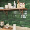 CRE8TIVE 16 Sheets Green Peel and Stick Backsplash for Kitchen