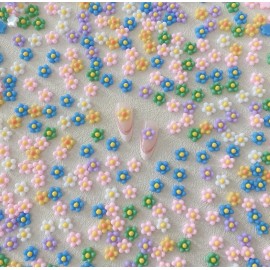 Unbranded 20Pcs Mixed Nail Art Charms Jewelry  Accessories Resin Daisy Flower Flat NH25