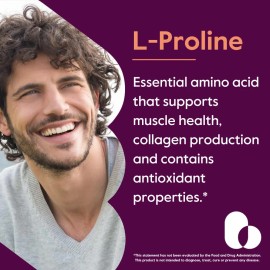 Bestvite L-proline 500mg 240 Cpsulas Veganas                                                                                                          