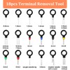 Seamaka 700Pcs 26Type Car Electrical Wire Terminal Tool kit 1/1.5/1.8/2.2/2.8/3.5mm