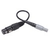 Aviation Headset Adapter 6pin LEMO to 5pin XLR High Density