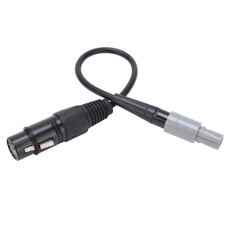 Aviation Headset Adapter 6pin LEMO to 5pin XLR High Density