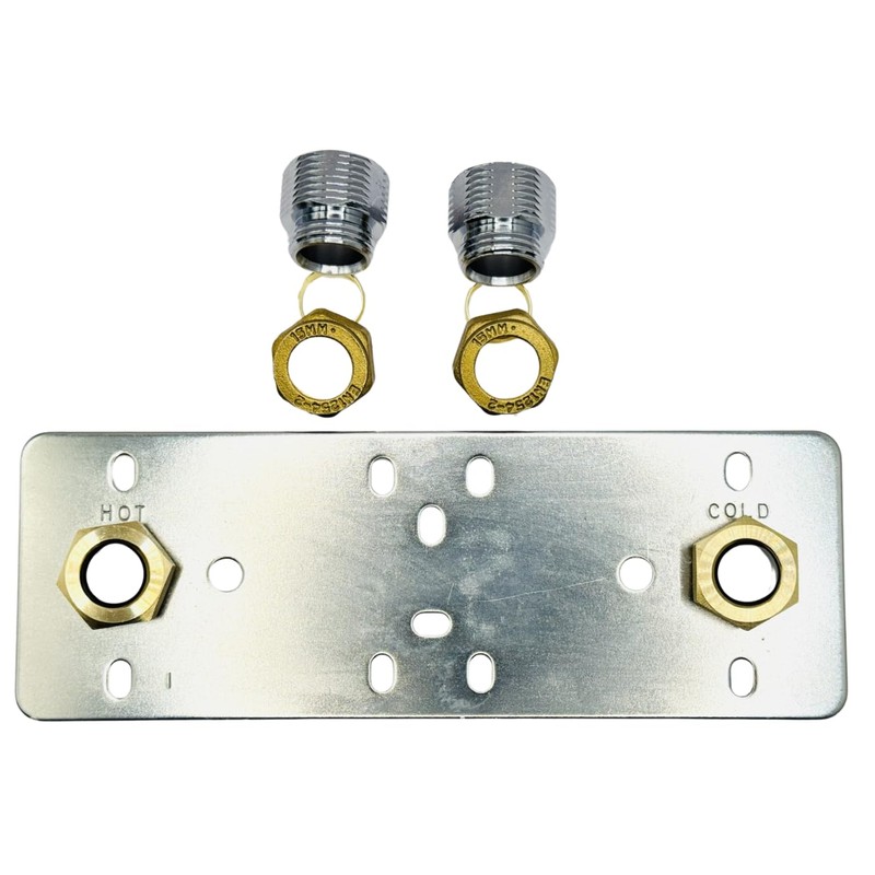 hep® Shower Plate SP8 Concealed Fixing for Exposed BAR Valve