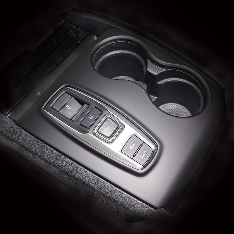 Kolya Matte Black Interior Center Console Gear Shift Panel Cover