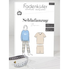 Sewing Pattern and Sewing Instructions - Women's Pyjamas