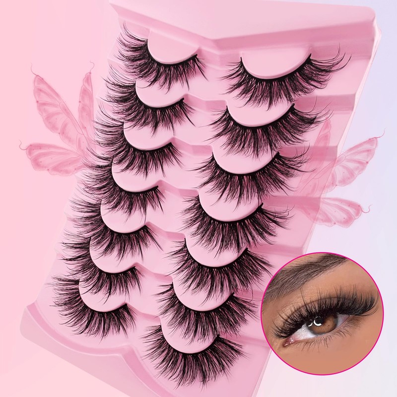 7 Pairs Fairy Eyelashes (7P-ZD-72)