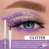 evpct 2Pcs Royal Blue Purple Liquid Glitter Eyeliner Set, Shimmery